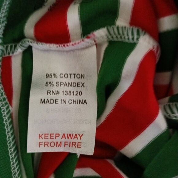 Sleepytime Infant Pajama Set 6 Months Green Dreaming of a White Christmas NEW - Picture 7 of 8